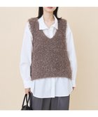 【アメリカンホリック/AMERICAN HOLIC】のテープヤーンニットベスト Mocha|ID: prp329100004826435 ipo3291000000035116876