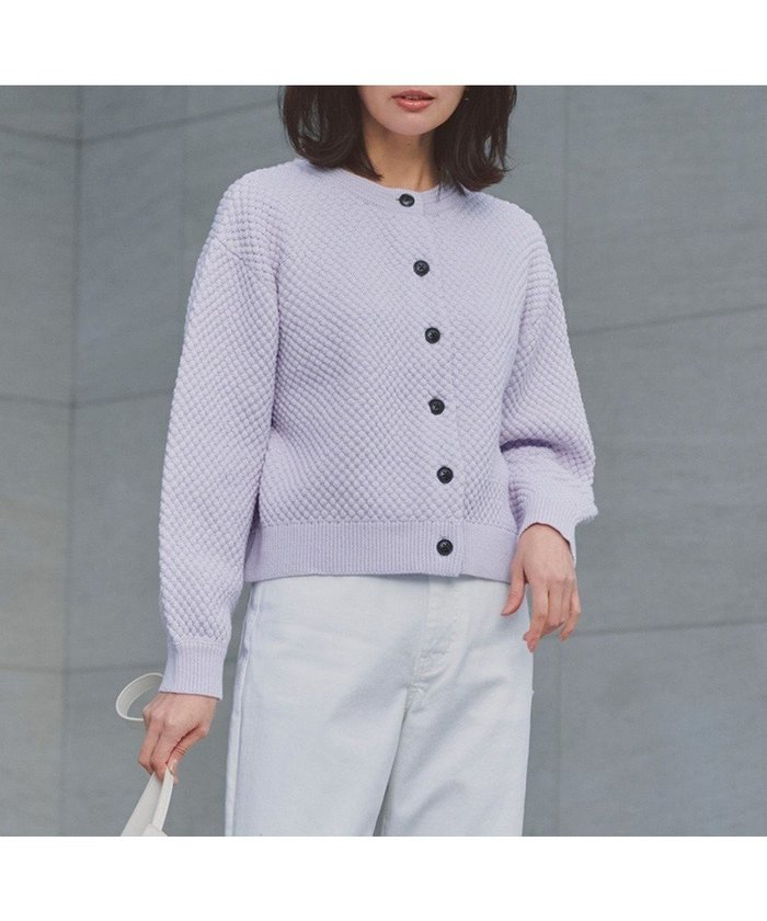 【アンフィーロ 自由区/UNFILO】の【前後着用可能】ポップコーンニット 2WAYカーディガン インテリア・キッズ・メンズ・レディースファッション・服の通販 founy(ファニー) https://founy.com/ ファッション Fashion レディースファッション Fashion for Women トップス・カットソー Cut & Sew Tops ニット Knit Tops & Sweaters カーディガン・羽織り Layered Style Cardigans アクリル Acrylic Material ウォッシャブル Machine Washable 春 Spring カーディガン Cardigan, Knitwear クロップド Cropped, Short Length バランス Balance, Style Balance ボトム Bottoms, Lower Wear ワイド Wide, Wide Fit S/S・春夏 SS, Spring/Summer, Warm Season 再入荷 Restock / Back in Stock 夏 Summer 新作・新入荷 New Arrivals / New In |ID: prp329100004826436 ipo3291000000035147588