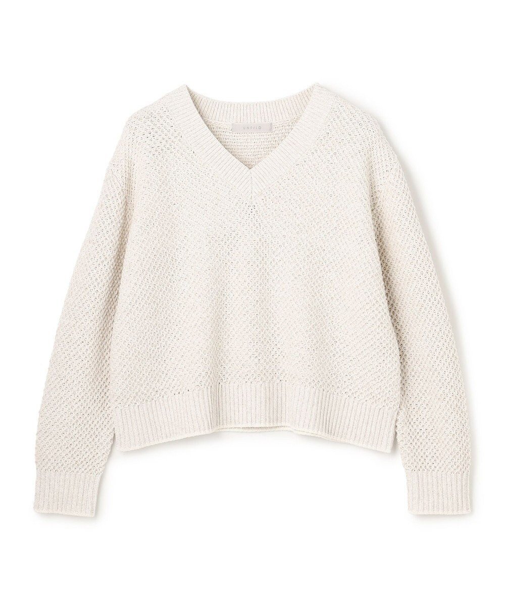 【アンフィーロ 自由区/UNFILO】のメランジリンクス ニット インテリア・キッズ・メンズ・レディースファッション・服の通販 founy(ファニー) ファッション Fashion レディースファッション Fashion for Women トップス・カットソー Cut & Sew Tops ニット Knit Tops & Sweaters アクリル Acrylic Material ウォッシャブル Machine Washable 春 Spring セーター Sweater, Knitwear トレンド Trend, Trending Now リラックス Relax, Relaxed Fit S/S・春夏 SS, Spring/Summer, Warm Season 再入荷 Restock / Back in Stock 夏 Summer 新作・新入荷 New Arrivals / New In グレージュMIX|ID: prp329100004826437 ipo3291000000035116883