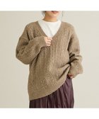 【クラフトスタンダードブティック/CRAFT STANDARD BOUTIQUE】の起毛ケーブルVニットネックニットプルオーバー 人気、トレンドファッション・服の通販 founy(ファニー) ファッション Fashion レディースファッション Fashion for Women トップス・カットソー Cut & Sew Tops ニット Knit Tops & Sweaters カジュアルプルオーバー・ニットトップス Pullovers & Knit Tops / Casual Pullovers シンプル Simple, Minimal セーター Sweater, Knitwear デニム Denim, Jeans Material ハイネック High Neck, Mock Neck バランス Balance, Style Balance フェミニン Feminine, Girly ポケット Pocket, Pocket Detail A/W・秋冬 Autumn/Winter エレガント 上品 Elegant thumbnail Beige Mixture|ID: prp329100004826444 ipo3291000000035409307