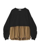 【クラフトスタンダードブティック/CRAFT STANDARD BOUTIQUE】のバルーンヘムプルオーバー 人気、トレンドファッション・服の通販 founy(ファニー) ファッション Fashion レディースファッション Fashion for Women トップス・カットソー Cut & Sew Tops シャツ・ブラウス・オフィスカジュアル Elegant Blouses & Button-Ups ロングTシャツ・Tシャツ Longline T-Shirts & Tees カジュアルプルオーバー・ニットトップス Pullovers & Knit Tops / Casual Pullovers カットソー・ベーシックTシャツ Cut-and-Sewn Tops / Stretch Tees & Basics カットソー Cut and Sewn Top ギャザー Gathered, Ruffled バランス Balance, Style Balance ポケット Pocket, Pocket Detail ミックス Mix, Mixed Style リラックス Relax, Relaxed Fit ロング Long, Long-Length A/W・秋冬 Autumn/Winter エレガント 上品 Elegant thumbnail Black|ID: prp329100004826445 ipo3291000000035548282