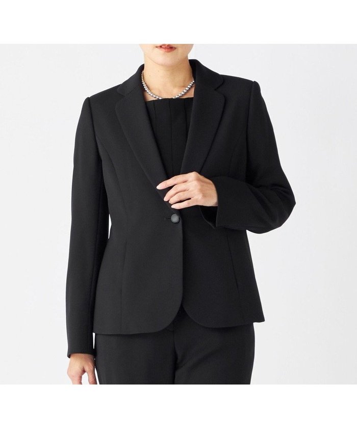 【自由区 FORMAL/JIYU-KU FORMAL】の【ゆったりサイズも】テーラードジャケット インテリア・キッズ・メンズ・レディースファッション・服の通販 founy(ファニー) https://founy.com/ ファッション Fashion レディースファッション Fashion for Women アウター Coat / Outerwear Collection レディースジャケット・軽アウター Jackets テーラードジャケット / 通勤・きれいめスタイル Tailored Jackets & Blazers ジャケット Jacket, Outerwear ストレッチ Stretch, Stretchy Fabric ハンカチ Handkerchief, Hanky ビジネス 仕事 通勤 Business / Work / Commuting ポケット Pocket, Pocket Detail 定番 Standard, Basic Item A/W・秋冬 Autumn/Winter |ID: prp329100004826446 ipo3291000000035116912