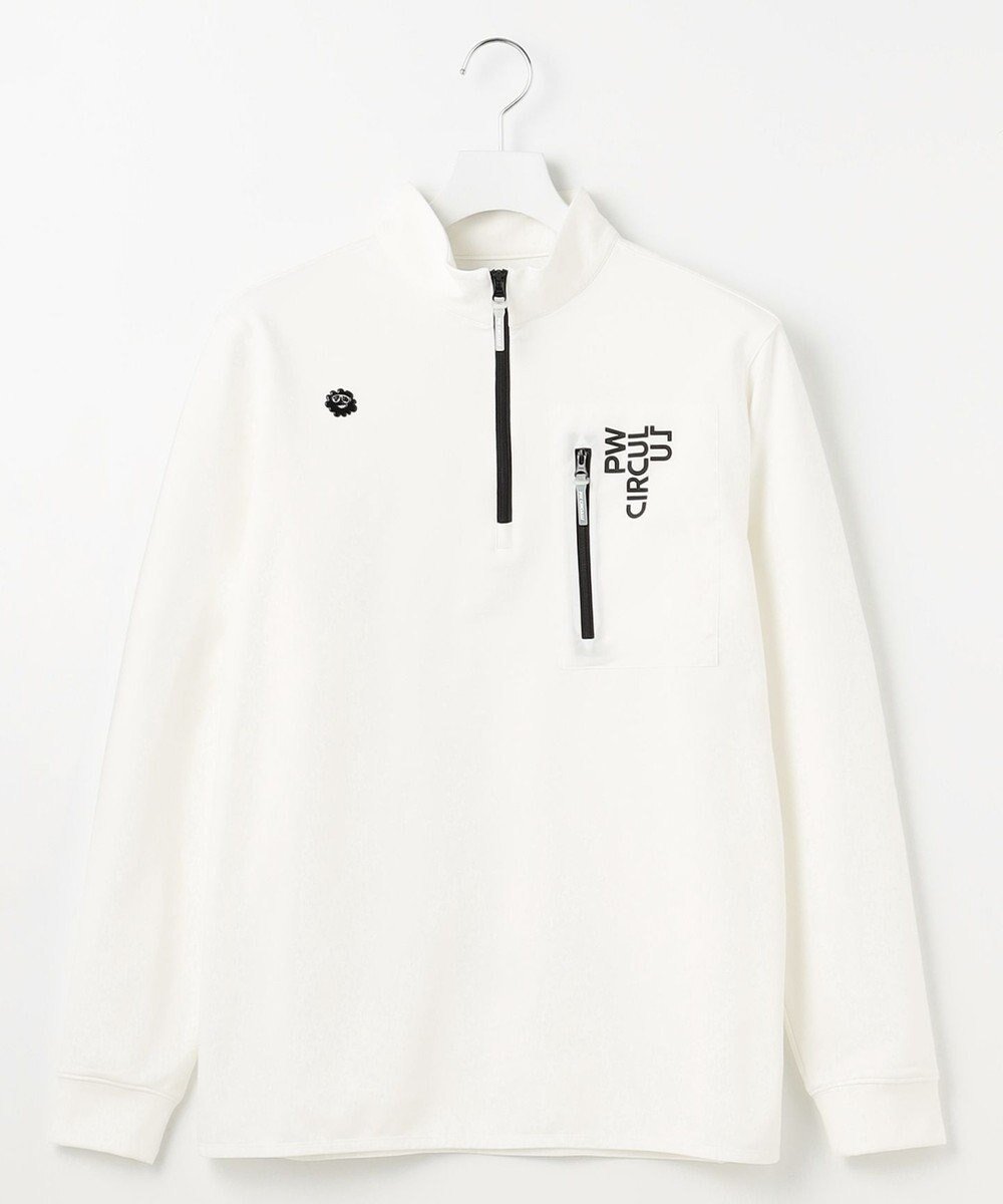 【ピーダブリュサーキュラス/PW CIRCULUS / MEN】の【MEN】 ハーフジップカットソー 人気、トレンドファッション・服の通販 founy(ファニー) ファッション Fashion メンズファッション Fashion for Men トップス・カットソー Cut & Sew Tops ゴルフ Golf スウェット / スエット Sweatshirt, Sweatwear ポケット Pocket, Pocket Detail A/W・秋冬 Autumn/Winter other-1|ID: prp329100004827307 ipo3291000000035126307