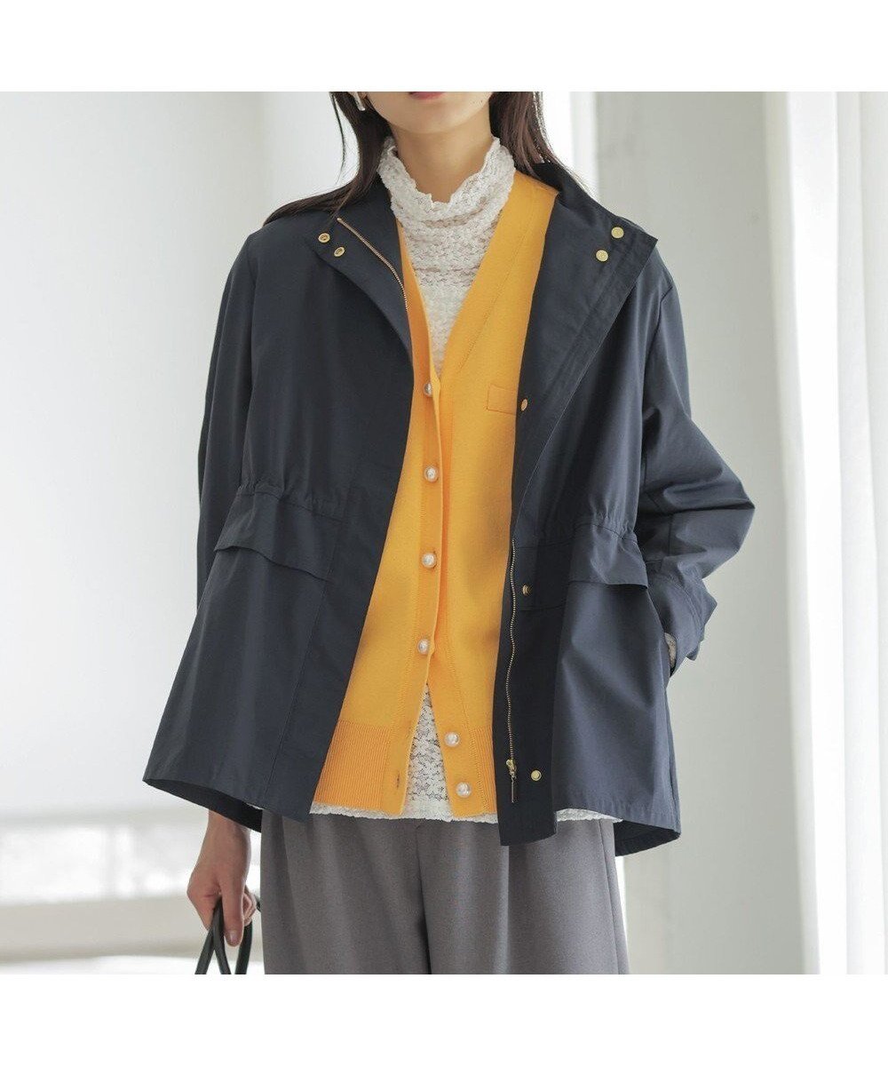 【組曲/KUMIKYOKU】のスタンドネックライトアウター インテリア・キッズ・メンズ・レディースファッション・服の通販 founy(ファニー) 　ファッション　Fashion　レディースファッション　Fashion for Women　アウター　Coat / Outerwear Collection　レディースジャケット・軽アウター　Jackets　インナー　Innerwear　ジャケット　Jacket, Outerwear　スリット　Slit, Slit Detail　ペプラム　Peplum, Flared Hem　ボトルネック　Bottle Neck, Mock Neck　ポケット　Pocket, Pocket Detail　夏　Summer　春　Spring　S/S・春夏　SS, Spring/Summer, Warm Season　ネイビー系|ID: prp329100004827315 ipo3291000000035126362