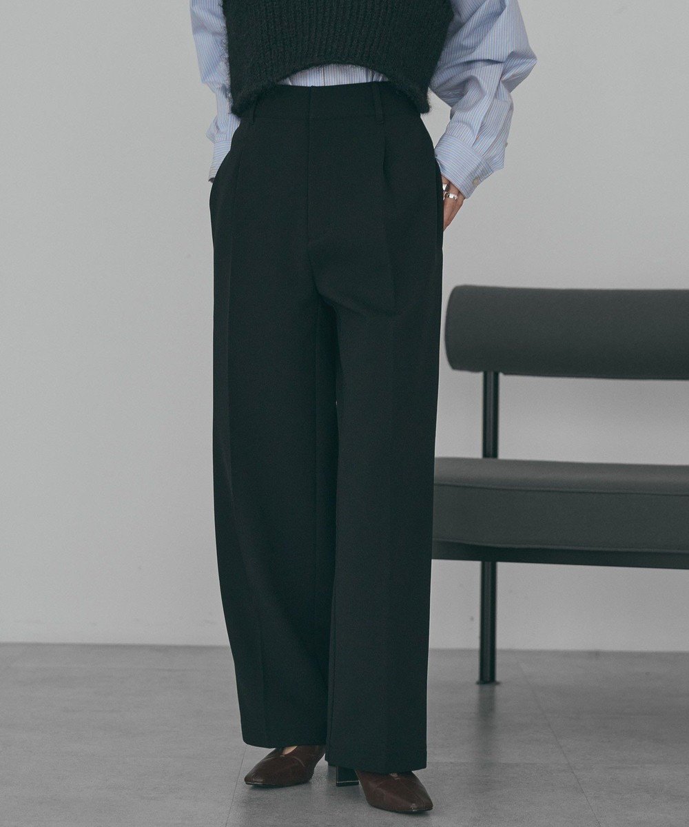 【アメリカンホリック/AMERICAN HOLIC】の美・美・美あったかワイドパンツ インテリア・キッズ・メンズ・レディースファッション・服の通販 founy(ファニー) 　ファッション　Fashion　レディースファッション　Fashion for Women　パンツ　Pants & Trousers　アメリカン　American Style　ギャザー　Gathered, Ruffled　スタイリッシュ　Stylish, Fashionable　ストレッチ　Stretch, Stretchy Fabric　センター　Center, Center Line　ポケット　Pocket, Pocket Detail　ワイド　Wide, Wide Fit　A/W・秋冬　Autumn/Winter　Black|ID: prp329100004827316 ipo3291000000035608380