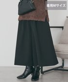 【アメリカンホリック/AMERICAN HOLIC】の【選べる丈】ギャザーウールライクスカーチョ Black|ID: prp329100004827317 ipo3291000000035126369