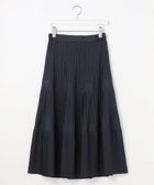 【エニィ スィス/any SiS】のプリーツ切替 スカート ネイビー|ID: prp329100004827320 ipo3291000000035126382