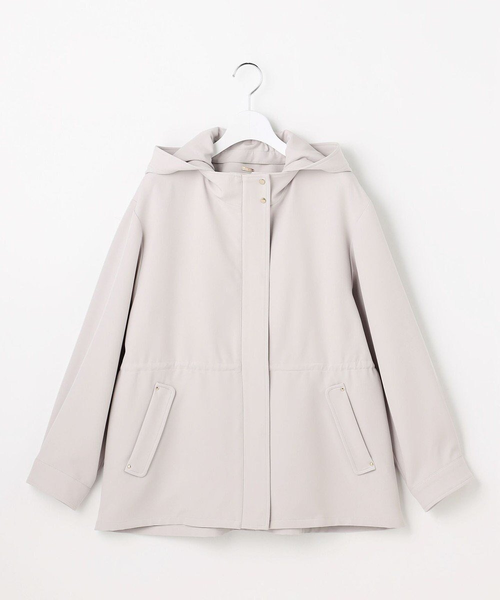 【エニィ スィス/any SiS】の【2WAY】エレカジストレッチ フーデットハーフ アウター インテリア・キッズ・メンズ・レディースファッション・服の通販 founy(ファニー) 　ファッション　Fashion　レディースファッション　Fashion for Women　アウター　Coat / Outerwear Collection　レディースジャケット・軽アウター　Jackets　インナー　Innerwear　春　Spring　カットソー　Cut and Sewn Top　ジャケット　Jacket, Outerwear　スタンド　Stand Collar, Upright Stand　ストレッチ　Stretch, Stretchy Fabric　ドット　Polka Dot, Dot Pattern　ハーフ　Half, Half-Length　パーカー　Hoodie, Parka　フェミニン　Feminine, Girly　ポケット　Pocket, Pocket Detail　ヨーク　Yoke, Yoke Design　S/S・春夏　SS, Spring/Summer, Warm Season　おすすめ　Recommended / Our Picks　夏　Summer　新作・新入荷　New Arrivals / New In　ライトグレー系|ID: prp329100004827340 ipo3291000000035126455