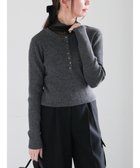【テチチ/Te chichi】のヘンリーネックマーブルニット 人気、トレンドファッション・服の通販 founy(ファニー) ファッション Fashion レディースファッション Fashion for Women トップス・カットソー Cut & Sew Tops ニット Knit Tops & Sweaters セーター Sweater, Knitwear デニム Denim, Jeans Material フィット Fit, Slim Fit ワイド Wide, Wide Fit 夏 Summer S/S・春夏 SS, Spring/Summer, Warm Season A/W・秋冬 Autumn/Winter thumbnail ブラック|ID: prp329100004827343 ipo3291000000035520966