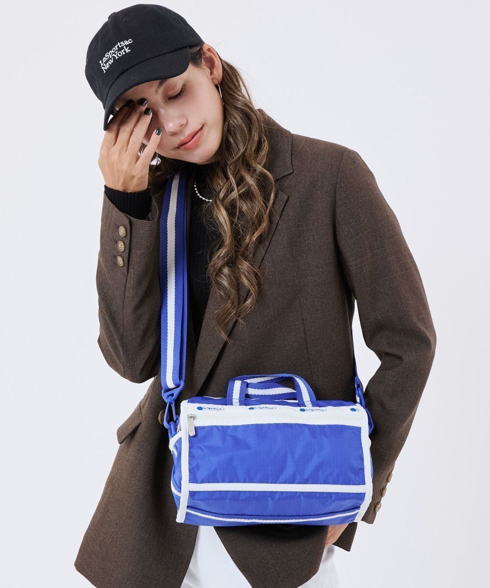 【レスポートサック/LeSportsac】のMINI DUFFEL CROSSBODY/スペクテイターロイヤルブルー 人気、トレンドファッション・服の通販 founy(ファニー) 　ファッション　Fashion　レディースファッション　Fashion for Women　アウトドア　Outdoor Clothing　軽量　Lightweight, Ultra Light　スタイリッシュ　Stylish, Fashionable　財布　Wallet, Purse　プリント　Print, Printed Pattern　ボストン　Boston　ボストンバッグ　Boston Bag, Retro Bag　ポケット　Pocket, Pocket Detail　ポシェット　Pochette, Mini Bag　ラップ　Wrap, Wrap Design　おすすめ　Recommended / Our Picks　旅行　Travel　 other-1|ID: prp329100004827352 ipo3291000000035126491