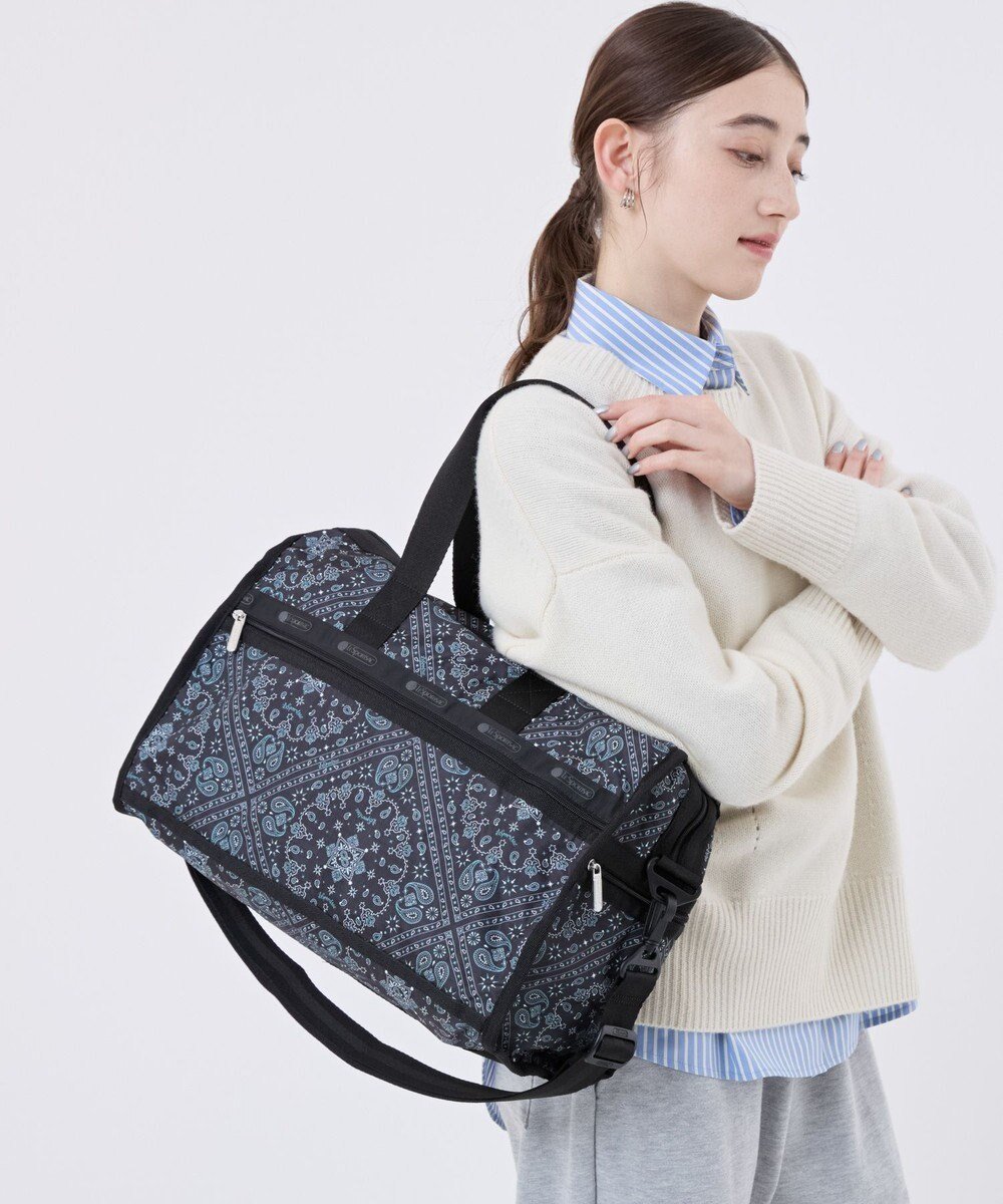 【レスポートサック/LeSportsac】のDELUXE MED WEEKENDER/ステレートバンダナ 人気、トレンドファッション・服の通販 founy(ファニー) ファッション Fashion レディースファッション Fashion for Women トラベル Travel, Travel Gear バンダナ Bandana, Head Scarf プリント Print, Printed Pattern ペイズリー Paisley, Ethnic Pattern ボストンバッグ Boston Bag, Retro Bag ポケット Pocket, Pocket Detail 旅行 Travel other-1|ID: prp329100004827354 ipo3291000000035858964