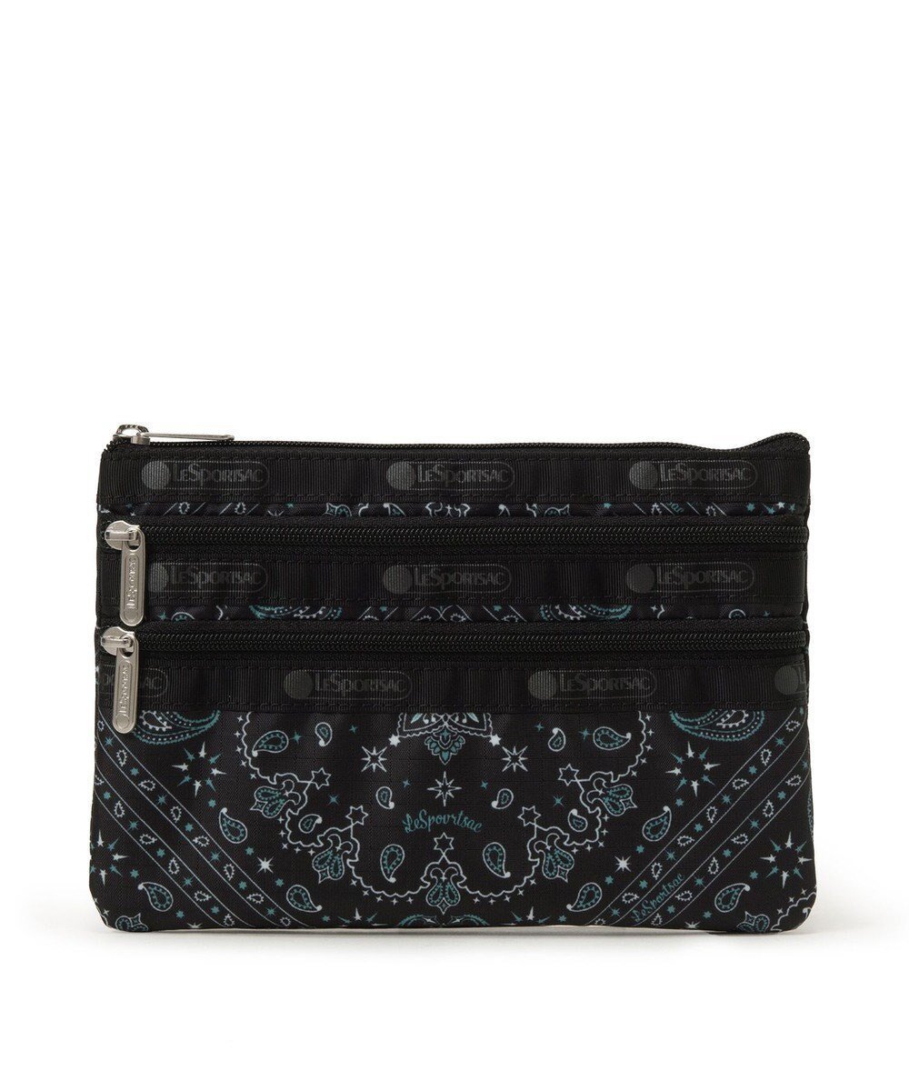【レスポートサック/LeSportsac】の3ZIP COSMETIC/ステレートバンダナ インテリア・キッズ・メンズ・レディースファッション・服の通販 founy(ファニー) ファッション Fashion レディースファッション Fashion for Women ミニ財布・二つ折り財布 Wallets & Card Cases ポーチ&ミニバッグ Pouches & Mini Bags スリム Slim, Slim Fit バンダナ Bandana, Head Scarf フラット Flat, Flat Shoes プリント Print, Printed Pattern ペイズリー Paisley, Ethnic Pattern ポケット Pocket, Pocket Detail ポーチ Pouch, Small Case 旅行 Travel 財布 Wallet, Purse ステレートバンダナ|ID: prp329100004827358 ipo3291000000035515977