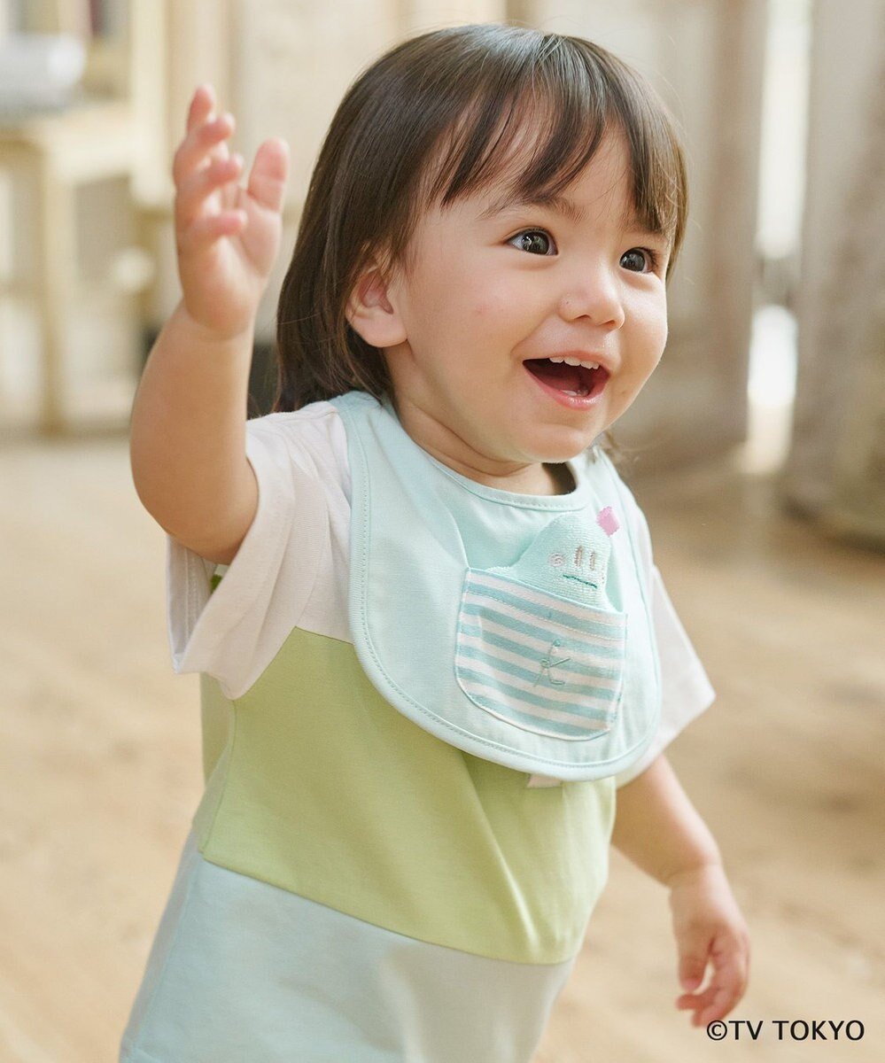 【組曲 / KIDS/KUMIKYOKU】の【Fサイズ】シナぷしゅ スタイ インテリア・キッズ・メンズ・レディースファッション・服の通販 founy(ファニー) 　ファッション　Fashion　キッズファッション　Fashion for Kids　ポケット　Pocket, Pocket Detail　リボン　Ribbon, Bow　ミント|ID: prp329100004828108 ipo3291000000035136639