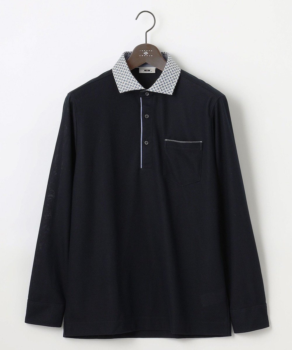 【ジョセフ アブード/JOSEPH ABBOUD / MEN】の【消臭などの高機能】オーガニックコットン ダディ 長袖 ポロシャツ インテリア・キッズ・メンズ・レディースファッション・服の通販 founy(ファニー) ファッション Fashion メンズファッション Fashion for Men トップス・カットソー Cut & Sew Tops メンズシャツ Shirts ポロシャツ / きれいめカジュアルスタイル Polo Shirts オーガニック Organic Cotton カフス Cuff Design 抗菌 Antibacterial, Bacteria-Resistant 長袖 Long Sleeve, Full Sleeve ポロシャツ Polo Shirt, Collared Tee A/W・秋冬 Autumn/Winter おすすめ Recommended / Our Picks ギフト プレゼント Gift / Present ネイビー系|ID: prp329100004828117 ipo3291000000035634749