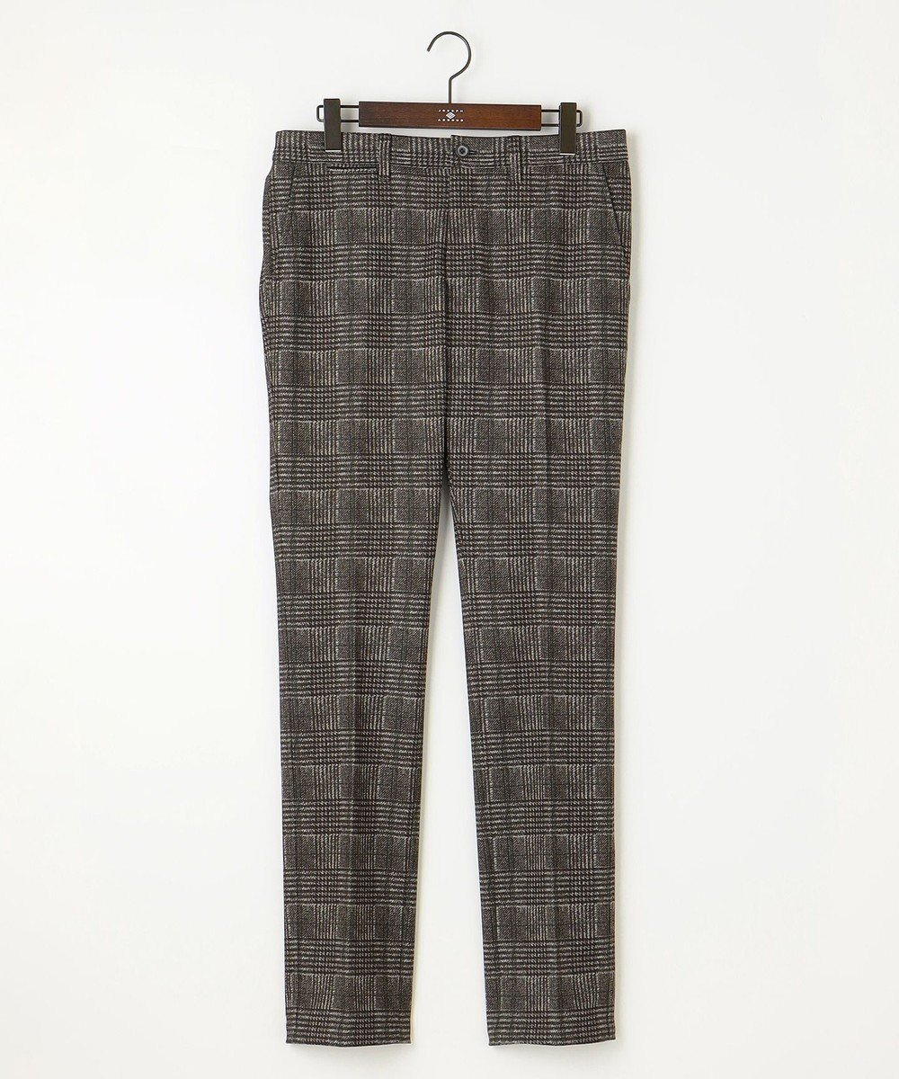 【ジョセフ アブード/JOSEPH ABBOUD / MEN】の【ストレッチ】フランネルジャージー パンツ インテリア・キッズ・メンズ・レディースファッション・服の通販 founy(ファニー) 　ファッション　Fashion　メンズファッション　Fashion for Men　ボトムス　Bottoms　コイン　Coin, Coin Design　シャーリング　Shirring, Ruched　ストレッチ　Stretch, Stretchy Fabric　スラックス　Slacks, Dress Pants　セットアップ　Set-Up, Coordinated Outfit　ビジネス 仕事 通勤　Business / Work / Commuting　フィット　Fit, Slim Fit　プリント　Print, Printed Pattern　ポケット　Pocket, Pocket Detail　A/W・秋冬　Autumn/Winter　カーキ系4|ID: prp329100004828122 ipo3291000000035136704