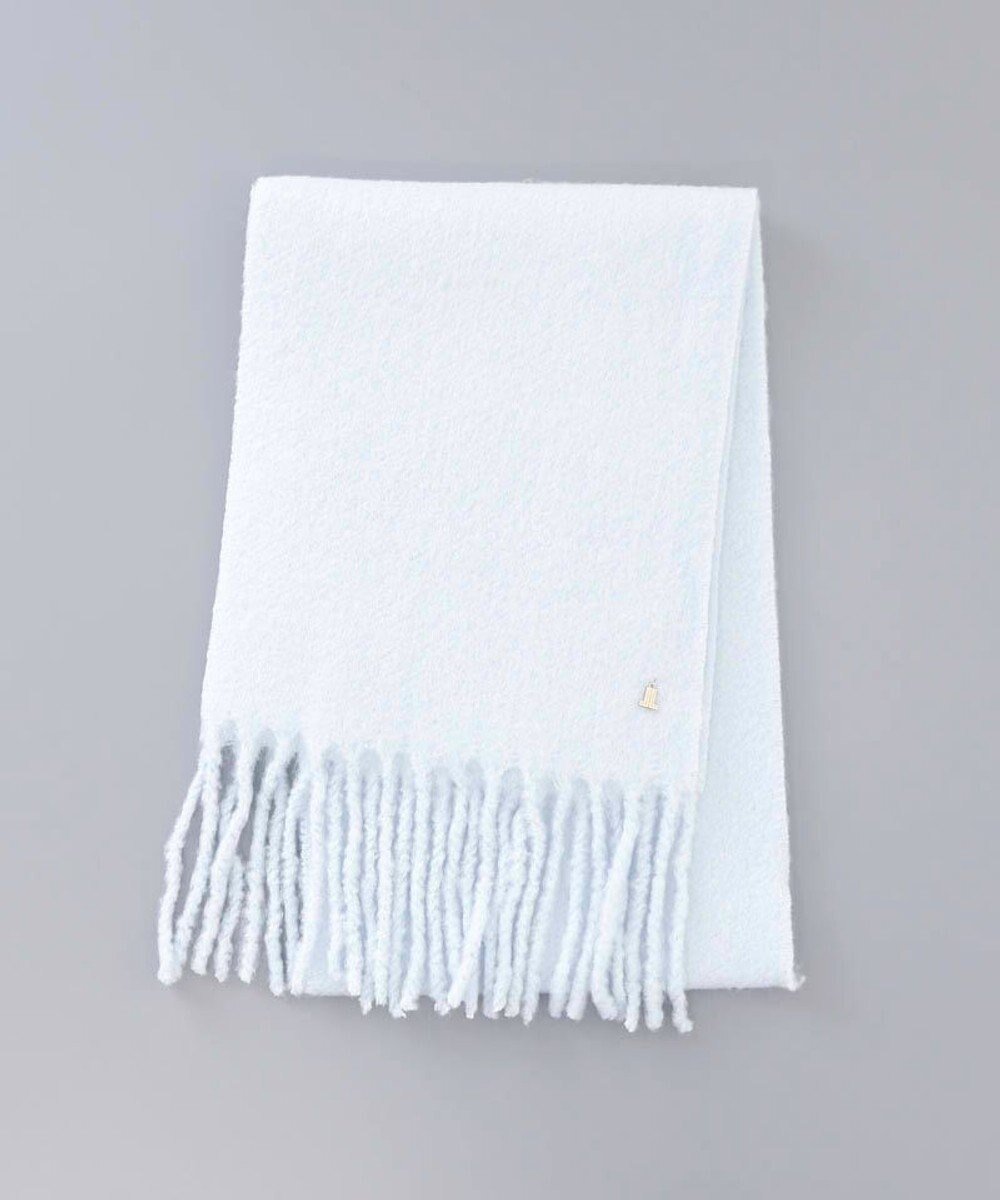 【アウロラ/AURORA】のLANVIN en Bleu ランバン オン ブルー ふわふわ無地マフラー インテリア・キッズ・メンズ・レディースファッション・服の通販 founy(ファニー) 　ファッション　Fashion　レディースファッション　Fashion for Women　マフラー・スヌード / 冬小物の定番　Scarves & Mufflers　スヌード　Snood, Infinity Scarf　チャーム　Charm, Pendant　マフラー　Scarf, Muffler　無地　Plain, Solid Color　A/W・秋冬　Autumn/Winter　ペールブルー|ID: prp329100004828124 ipo3291000000035136714