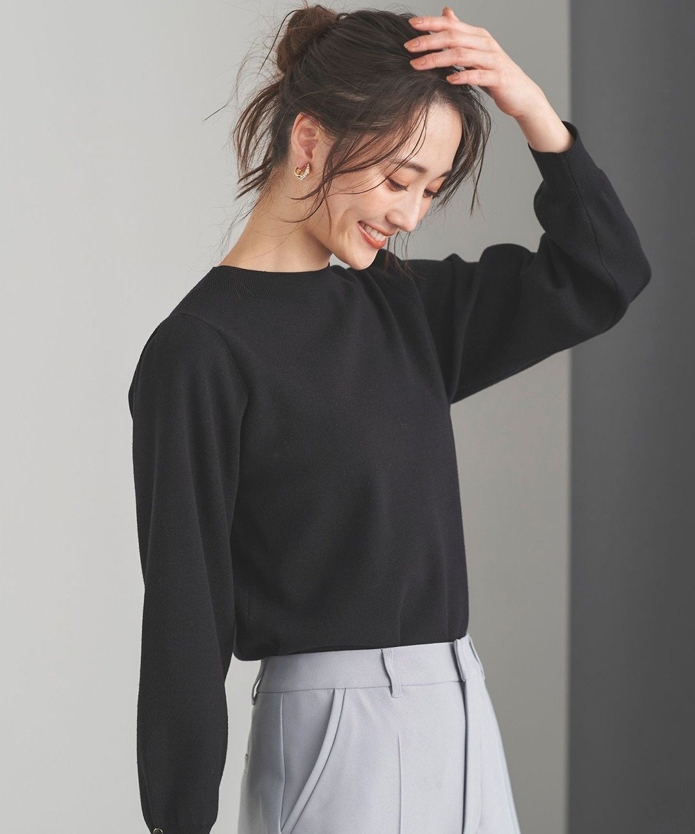 【エニィ スィス/any SiS】の【洗える】チョコレートカラー ニット 人気、トレンドファッション・服の通販 founy(ファニー) 　ファッション　Fashion　レディースファッション　Fashion for Women　トップス・カットソー　Cut & Sew Tops　ニット　Knit Tops & Sweaters　ストレッチ　Stretch, Stretchy Fabric　セーター　Sweater, Knitwear　ボトルネック　Bottle Neck, Mock Neck　エレガント 上品　Elegant　夏　Summer　春　Spring　S/S・春夏　SS, Spring/Summer, Warm Season　洗える　Machine Washable　 other-1|ID: prp329100004828125 ipo3291000000035620814