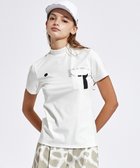 【ピーダブリュサーキュラス/PW CIRCULUS】の【UVカット / 吸水速乾 / 伸縮性抜群】【WOMEN】ポケットモック T ゴルフウェア レディース ホワイト系|ID: prp329100004828127 ipo3291000000035136735