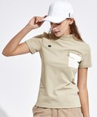 【ピーダブリュサーキュラス/PW CIRCULUS】の【UVカット / 吸水速乾 / 伸縮性抜群】【WOMEN】ポケットモック T ゴルフウェア レディース ベージュ系|ID: prp329100004828127 ipo3291000000035136737