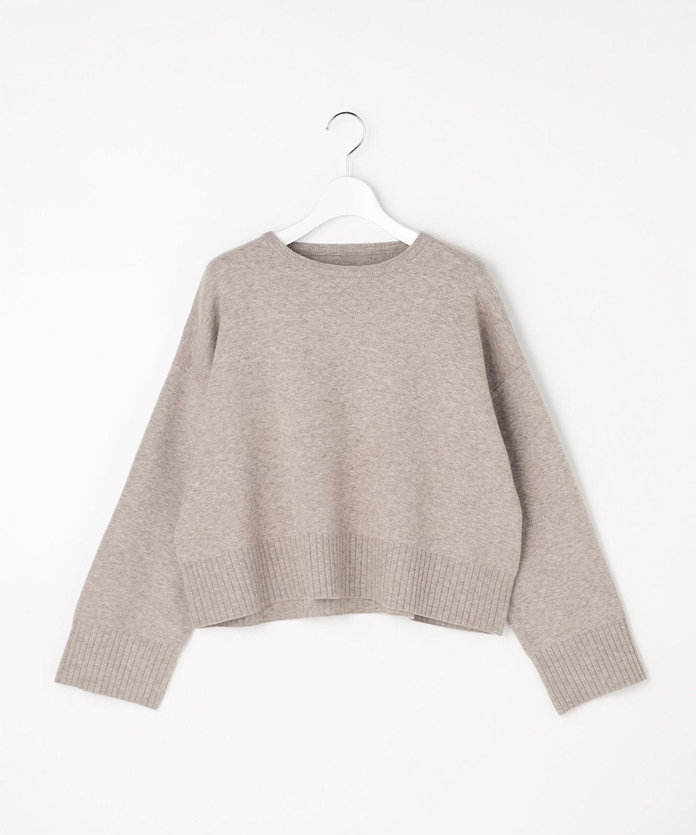 【エニィ スィス/any SiS】のリブポイント ニット インテリア・キッズ・メンズ・レディースファッション・服の通販 founy(ファニー) 　ファッション　Fashion　レディースファッション　Fashion for Women　トップス・カットソー　Cut & Sew Tops　ニット　Knit Tops & Sweaters　おすすめ　Recommended / Our Picks　アクリル　Acrylic Material　ウォッシャブル　Machine Washable　ストレッチ　Stretch, Stretchy Fabric　セーター　Sweater, Knitwear　リブニット　Rib Knit, Ribbed Knit　エレガント 上品　Elegant　冬　Winter / This Winter　新作・新入荷　New Arrivals / New In　A/W・秋冬　Autumn/Winter　ベージュ|ID: prp329100004828128 ipo3291000000035136741