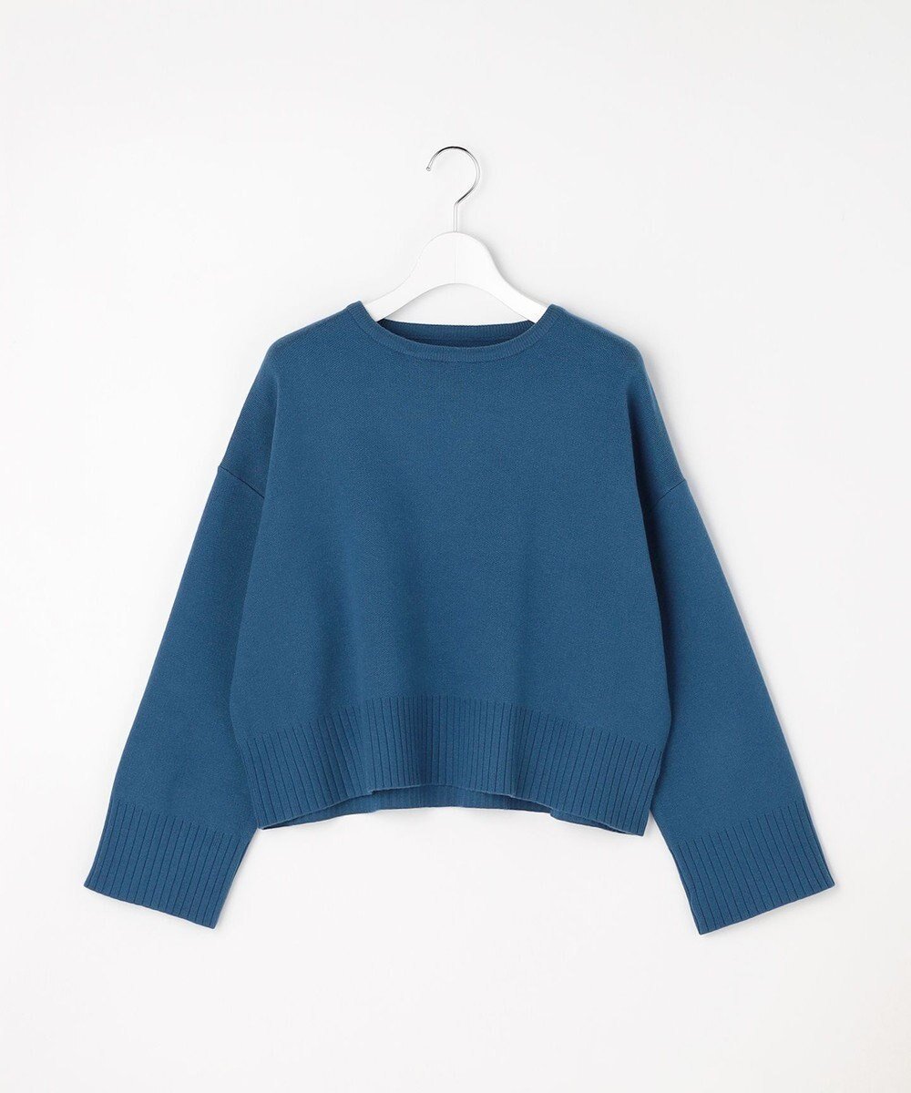 【エニィ スィス/any SiS】のリブポイント ニット インテリア・キッズ・メンズ・レディースファッション・服の通販 founy(ファニー) 　ファッション　Fashion　レディースファッション　Fashion for Women　トップス・カットソー　Cut & Sew Tops　ニット　Knit Tops & Sweaters　おすすめ　Recommended / Our Picks　アクリル　Acrylic Material　ウォッシャブル　Machine Washable　ストレッチ　Stretch, Stretchy Fabric　セーター　Sweater, Knitwear　リブニット　Rib Knit, Ribbed Knit　エレガント 上品　Elegant　冬　Winter / This Winter　新作・新入荷　New Arrivals / New In　A/W・秋冬　Autumn/Winter　ダルブルー|ID: prp329100004828128 ipo3291000000035136742