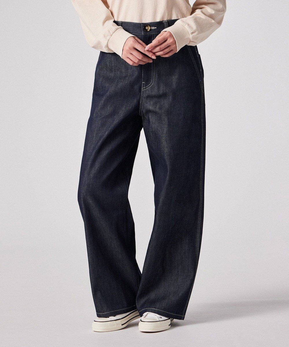 【ポール スミス/Paul Smith】のコントラストステッチ デニムトラウザーズ 人気、トレンドファッション・服の通販 founy(ファニー) 　ファッション　Fashion　レディースファッション　Fashion for Women　パンツ　Pants & Trousers　デニムパンツ・ジーンズ・美脚デニム　Denim Jeans & Pants　おすすめ　Recommended / Our Picks　ジャケット　Jacket, Outerwear　スニーカー　Sneakers, Trainers　セットアップ　Set-Up, Coordinated Outfit　デニム　Denim, Jeans Material　ワイド　Wide, Wide Fit　夏　Summer　S/S・春夏　SS, Spring/Summer, Warm Season　A/W・秋冬　Autumn/Winter　 other-1|ID: prp329100004828131 ipo3291000000035136747