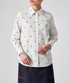 【ポール スミス/Paul Smith】のDitsy Cat コットン シャツ オフホワイト|ID: prp329100004828132 ipo3291000000035136753