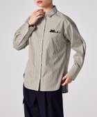 【ポール スミス/Paul Smith】のキャットエンブロイダリーシャツ 人気、トレンドファッション・服の通販 founy(ファニー) ファッション Fashion レディースファッション Fashion for Women トップス・カットソー Cut & Sew Tops シャツ・ブラウス・オフィスカジュアル Elegant Blouses & Button-Ups カフス Cuff Design ストライプ Stripe, Striped Pattern ポケット Pocket, Pocket Detail マニッシュ Mannish, Boyish ヨーク Yoke, Yoke Design 夏 Summer S/S・春夏 SS, Spring/Summer, Warm Season 猫 Cat, Kitty A/W・秋冬 Autumn/Winter thumbnail ベージュ|ID: prp329100004828133 ipo3291000000035136756