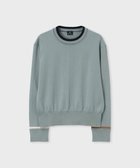 【ポール スミス/Paul Smith】のアクセントカラー クルーネックニット 人気、トレンドファッション・服の通販 founy(ファニー) ファッション Fashion レディースファッション Fashion for Women トップス・カットソー Cut & Sew Tops ニット Knit Tops & Sweaters インナー Innerwear カーディガン Cardigan, Knitwear シンプル Simple, Minimal ジャケット Jacket, Outerwear セーター Sweater, Knitwear ベーシック Basic, Essential エレガント 上品 Elegant 夏 Summer S/S・春夏 SS, Spring/Summer, Warm Season A/W・秋冬 Autumn/Winter thumbnail グレイッシュブルー|ID: prp329100004828136 ipo3291000000035136765