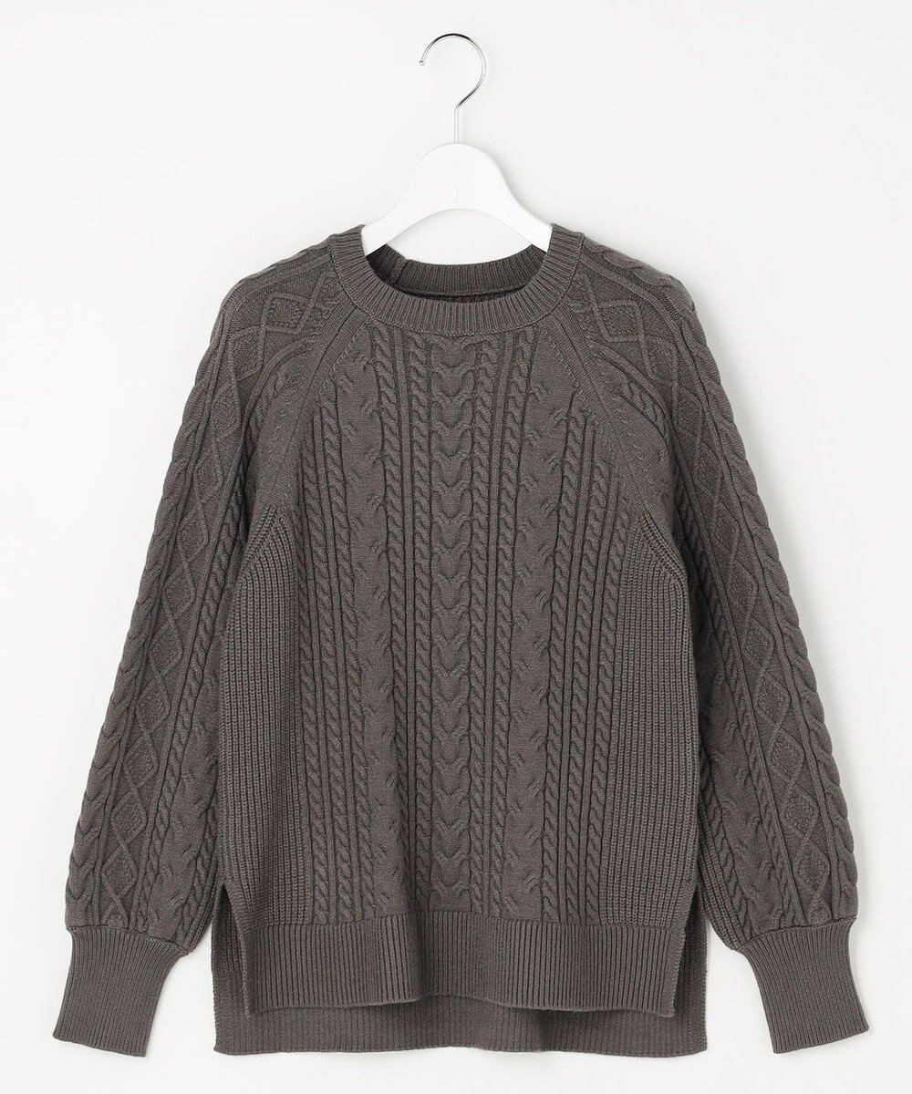 【エニィ スィス/any SiS】のケーブル ニット プルオーバー インテリア・キッズ・メンズ・レディースファッション・服の通販 founy(ファニー) ファッション Fashion レディースファッション Fashion for Women トップス・カットソー Cut & Sew Tops ニット Knit Tops & Sweaters カジュアルプルオーバー・ニットトップス Pullovers & Knit Tops / Casual Pullovers おすすめ Recommended / Our Picks ウォッシャブル Machine Washable ストレッチ Stretch, Stretchy Fabric スリット Slit, Slit Detail セーター Sweater, Knitwear フォルム Silhouette, Form 新作・新入荷 New Arrivals / New In A/W・秋冬 Autumn/Winter ストレート|ID: prp329100004828138 ipo3291000000035136773