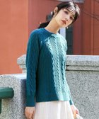 【エニィ スィス/any SiS】のケーブル ニット プルオーバー 人気、トレンドファッション・服の通販 founy(ファニー) ファッション Fashion レディースファッション Fashion for Women トップス・カットソー Cut & Sew Tops ニット Knit Tops & Sweaters カジュアルプルオーバー・ニットトップス Pullovers & Knit Tops / Casual Pullovers おすすめ Recommended / Our Picks ウォッシャブル Machine Washable ストレッチ Stretch, Stretchy Fabric スリット Slit, Slit Detail セーター Sweater, Knitwear フォルム Silhouette, Form 新作・新入荷 New Arrivals / New In A/W・秋冬 Autumn/Winter thumbnail ダークグリーン|ID: prp329100004828138 ipo3291000000035377447