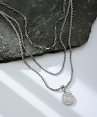 【23区/NIJYUSANKU】の3連チェーン コイン ネックレス 人気、トレンドファッション・服の通販 founy(ファニー) ファッション Fashion レディースファッション Fashion for Women ジュエリー Jewelry ネックレス Necklaces & Pendants 2026年 2026 アクセサリー Fashion Accessories クール Cool, Chic コイン Coin, Coin Design シルバー Silver, Metallic Silver シンプル Simple, Minimal チェーン Chain, Chain Strap ツイスト Tweed, Tweed Fabric ネックレス Necklace, Pendant Necklace ペーパー Paper, Kraft Paper メタル Metal, Metal Parts モダン Modern, Contemporary モチーフ Motif, Design Theme リーフ Leaf, Botanical Leaf エレガント 上品 Elegant thumbnail シルバー系|ID: prp329100004828142 ipo3291000000036012140