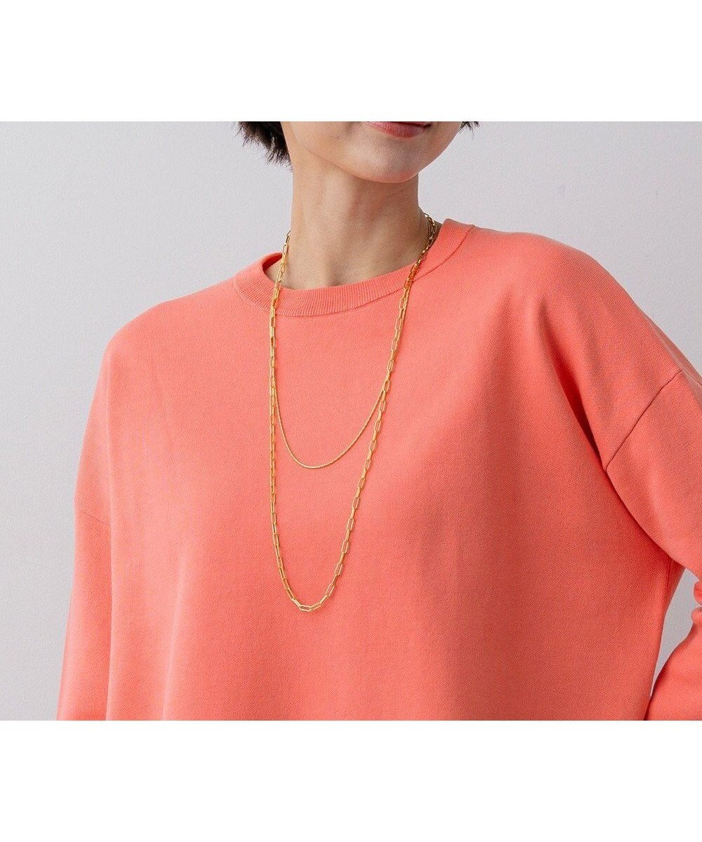 【23区/NIJYUSANKU】の2WAYオーバルチェーン ネックレス インテリア・キッズ・メンズ・レディースファッション・服の通販 founy(ファニー) 　ファッション　Fashion　レディースファッション　Fashion for Women　ジュエリー　Jewelry　ネックレス　Necklaces & Pendants　2026年　2026　アクセサリー　Fashion Accessories　オーバル　Oval Design　シンプル　Simple, Minimal　チェーン　Chain, Chain Strap　ネックレス　Necklace, Pendant Necklace　バランス　Balance, Style Balance　エレガント 上品　Elegant　ゴールド系|ID: prp329100004828143 ipo3291000000035136787