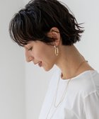 【23区/NIJYUSANKU】の【先行予約】コンビカラー オーバル イヤリング 人気、トレンドファッション・服の通販 founy(ファニー) ファッション Fashion レディースファッション Fashion for Women ジュエリー Jewelry ファッションリング Fashion Rings イヤリング・フープ・ドロップタイプ Hoop, Drop & Clip Earrings 2026年 2026 アクセサリー Fashion Accessories イヤリング Earrings オーバル Oval Design クール Cool, Chic コンビ Combo, Combination Style シルバー Silver, Metallic Silver シンプル Simple, Minimal ネックレス Necklace, Pendant Necklace thumbnail ゴールド系|ID: prp329100004828145 ipo3291000000035136791