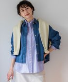 【23区/NIJYUSANKU】の【先行予約】ライトダンガリー デニムショートシャツ 人気、トレンドファッション・服の通販 founy(ファニー) ファッション Fashion レディースファッション Fashion for Women トップス・カットソー Cut & Sew Tops シャツ・ブラウス・オフィスカジュアル Elegant Blouses & Button-Ups 春 Spring ショート Short, Short Length デニム Denim, Jeans Material 定番 Standard, Basic Item ポケット Pocket, Pocket Detail ワイド Wide, Wide Fit S/S・春夏 SS, Spring/Summer, Warm Season 夏 Summer エレガント 上品 Elegant 2026年 2026 thumbnail ダルブルー系|ID: prp329100004828154 ipo3291000000035136820