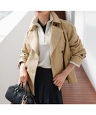 【23区/NIJYUSANKU】のエアータンブラー TCギャバジン ハーフ コート キャメル系|ID: prp329100004828155 ipo3291000000036378992