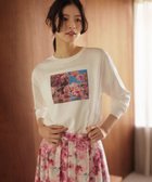 【組曲/KUMIKYOKU】の【先行予約・Flower Collection】プリントロングTシャツ 人気、トレンドファッション・服の通販 founy(ファニー) ファッション Fashion レディースファッション Fashion for Women トップス・カットソー Cut & Sew Tops シャツ・ブラウス・オフィスカジュアル Elegant Blouses & Button-Ups ロングTシャツ・Tシャツ Longline T-Shirts & Tees カットソー・ベーシックTシャツ Cut-and-Sewn Tops / Stretch Tees & Basics イラスト Illustration 春 Spring カットソー Cut and Sewn Top クラシック Classic, Timeless Style グラフィック Graphic, Graphic Design コレクション Collection, Seasonal Line シリコン Silicone, Silicone Material スウェット / スエット Sweatshirt, Sweatwear スペシャル Special, Limited Edition フラワー Flower, Floral ブラウジング Blouson Silhouette, Cinched Waist プリント Print, Printed Pattern ラバー Rubber, Rubber Sole ロング Long, Long-Length S/S・春夏 SS, Spring/Summer, Warm Season 夏 Summer エレガント 上品 Elegant thumbnail ホワイト系|ID: prp329100004828158 ipo3291000000035136837