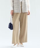 【23区/NIJYUSANKU】のドレープツイル アシンメトリー ワイド パンツ ベージュ系|ID: prp329100004828159 ipo3291000000035157625