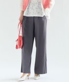 【23区/NIJYUSANKU】のドレープツイル アシンメトリー ワイド パンツ グレー系|ID: prp329100004828159 ipo3291000000035157626