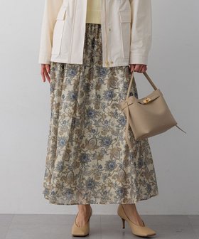 【23区/NIJYUSANKU】のEricaキャラコ ペイズリープリント フレア スカート 人気、トレンドファッション・服の通販 founy(ファニー) ファッション Fashion レディースファッション Fashion for Women スカート Skirts Aライン・フレアスカート A-Line & Flared Skirts イタリア Italy インド Indian Textile 春 Spring シンプル Simple, Minimal スウェット / スエット Sweatshirt, Sweatwear スカーフ Scarf, Neckwear ダウン Down, Puffer フレア Flare, Flared プリント Print, Printed Pattern モチーフ Motif, Design Theme S/S・春夏 SS, Spring/Summer, Warm Season おすすめ Recommended / Our Picks 夏 Summer 旅行 Travel エレガント 上品 Elegant 2026年 2026 |ID:prp329100004828160