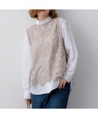 【23区/NIJYUSANKU】の【先行予約】エンブロイダリーレース ニットベスト 人気、トレンドファッション・服の通販 founy(ファニー) ファッション Fashion レディースファッション Fashion for Women アウター Coat / Outerwear Collection トップス・カットソー Cut & Sew Tops ニット Knit Tops & Sweaters ベスト&ジレ / 重ね着スタイル Vests & Gilets 春 Spring カットソー Cut and Sewn Top ケミカル Chemical, Chemical Wash シンプル Simple, Minimal スカラップ Scallop, Scalloped Edge スリット Slit, Slit Detail トレンド Trend, Trending Now ベスト Vest, Waistcoat レース Lace, Lace Fabric S/S・春夏 SS, Spring/Summer, Warm Season 夏 Summer エレガント 上品 Elegant 2026年 2026 thumbnail ベージュ系|ID: prp329100004828161 ipo3291000000035136848