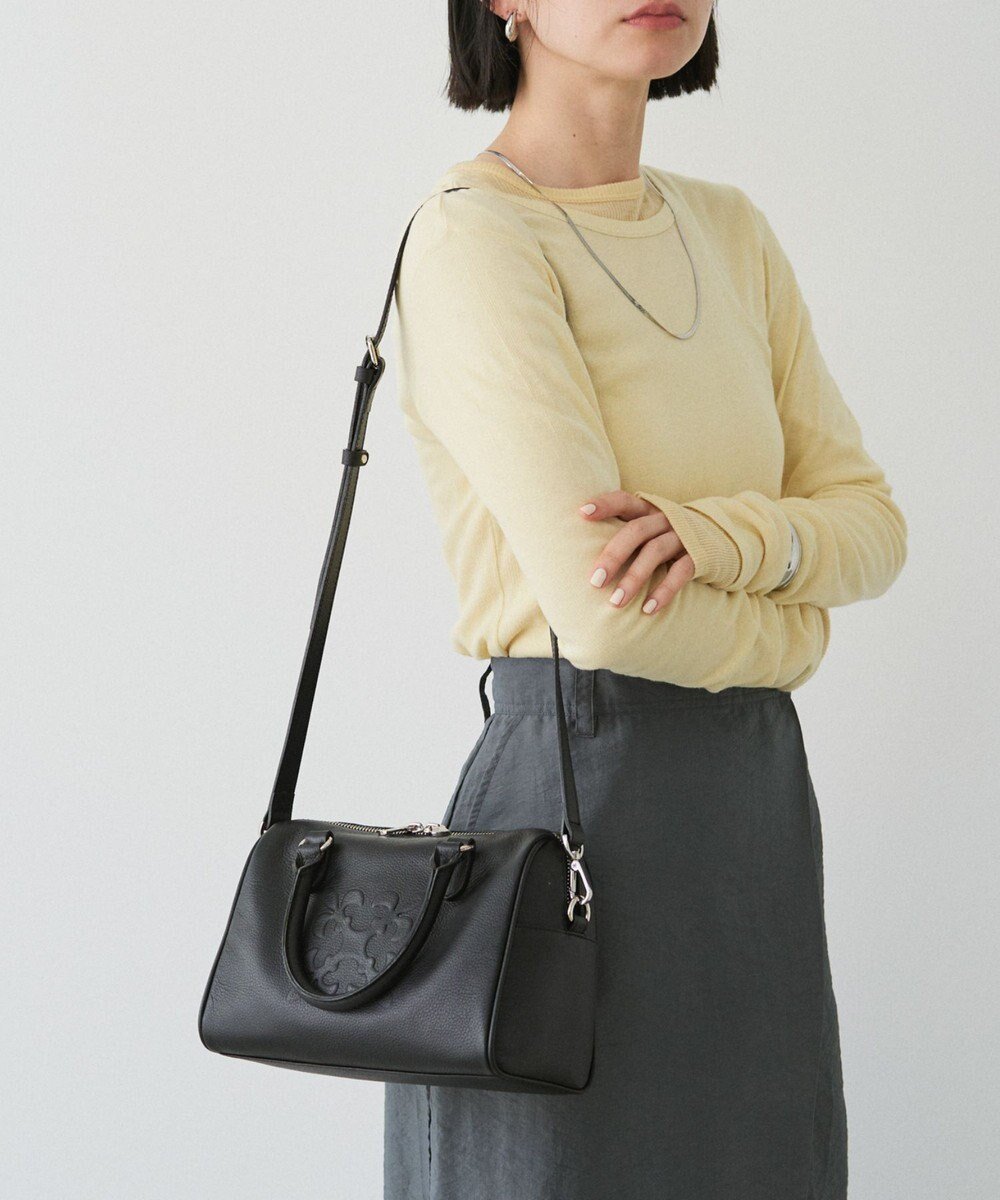 【ラシット/russet】の《composition》レザー2WAYミニボストンバッグ(CE-1684) インテリア・キッズ・メンズ・レディースファッション・服の通販 founy(ファニー) 　ファッション　Fashion　レディースファッション　Fashion for Women　コンパクト　Compact, Small Size　ショルダー　Shoulder, Shoulder Strap　シルバー　Silver, Metallic Silver　シンプル　Simple, Minimal　ダブル　Double, Double-Breasted　フォルム　Silhouette, Form　ベーシック　Basic, Essential　ボストン　Boston　ボストンバッグ　Boston Bag, Retro Bag　ポケット　Pocket, Pocket Detail　ワンショル　One Shoulder, Asymmetrical　再入荷　Restock / Back in Stock　おすすめ　Recommended / Our Picks　日本製　Made In Japan　エレガント 上品　Elegant　Black|ID: prp329100004828167 ipo3291000000035412022