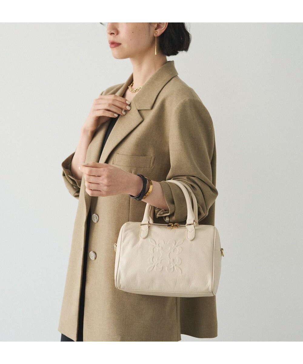 【ラシット/russet】の《composition》レザー2WAYミニボストンバッグ(CE-1684) インテリア・キッズ・メンズ・レディースファッション・服の通販 founy(ファニー) 　ファッション　Fashion　レディースファッション　Fashion for Women　コンパクト　Compact, Small Size　ショルダー　Shoulder, Shoulder Strap　シルバー　Silver, Metallic Silver　シンプル　Simple, Minimal　ダブル　Double, Double-Breasted　フォルム　Silhouette, Form　ベーシック　Basic, Essential　ボストン　Boston　ボストンバッグ　Boston Bag, Retro Bag　ポケット　Pocket, Pocket Detail　ワンショル　One Shoulder, Asymmetrical　再入荷　Restock / Back in Stock　おすすめ　Recommended / Our Picks　日本製　Made In Japan　エレガント 上品　Elegant　Ivory|ID: prp329100004828167 ipo3291000000035412023