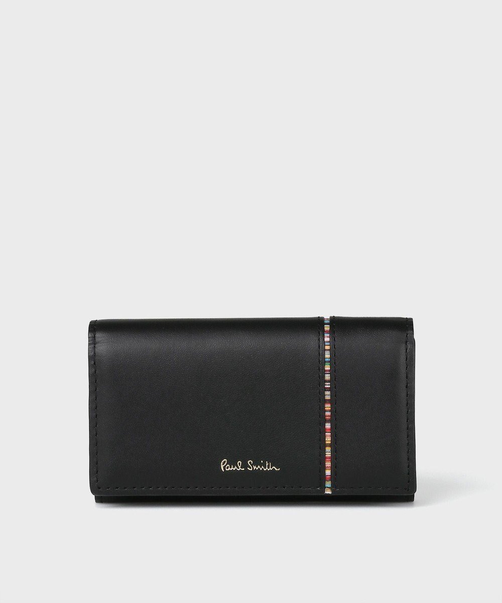 【ポールスミス/Paul Smith / MEN】のシグネチャーストライプ インバーテッド キーケース インテリア・キッズ・メンズ・レディースファッション・服の通販 founy(ファニー) ファッション Fashion メンズファッション Fashion for Men アクセサリー Fashion Accessories アクセサリー Fashion Accessories フロント Front, Front Design メタル Metal, Metal Parts 財布 Wallet, Purse ブラック|ID: prp329100004829145 ipo3291000000035147293