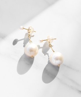 【トッカ/TOCCA】 【WEB限定】RHYTHM OF PEARL PIERCED EARRINGS K10 淡水パールピアス人気、トレンドファッション・服の通販 founy(ファニー) ファッション Fashion レディースファッション Fashion for Women ジュエリー Jewelry ファッションリング Fashion Rings イヤリング・フープ・ドロップタイプ Hoop, Drop & Clip Earrings アクセサリー Fashion Accessories コンパクト Compact, Small Size ジュエリー Jewelry, Accessories チェーン Chain, Chain Strap テクスチャー Texture, Textured Fabric バロック Baroque, Baroque Design パール Pearl, Pearl Accent フォルム Silhouette, Form フォーマル Formal, Dressy ベビー Baby, Babywear ポーチ Pouch, Small Case モダン Modern, Contemporary エレガント 上品 Elegant |ID:prp329100004829151