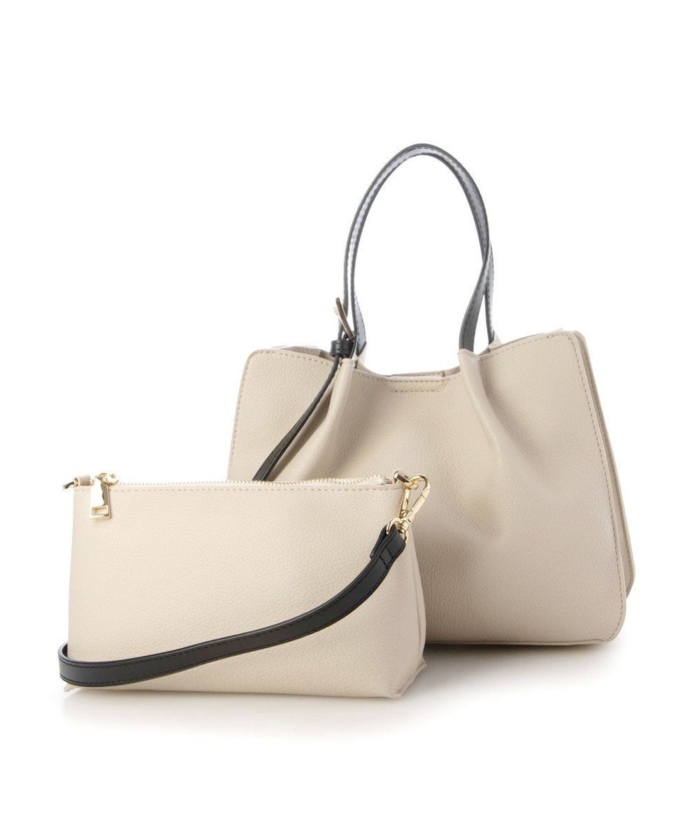 【アンビリオン/UNBILLION】のカシュカシュ cachecache / フェイクレザーショルダーバッグ付スクエアトート インテリア・キッズ・メンズ・レディースファッション・服の通販 founy(ファニー) 　ファッション　Fashion　レディースファッション　Fashion for Women　バッグ　Bags　インナー　Innerwear　カラフル　Colorful Design　シンプル　Simple, Minimal　スクエア　Square, Square Shape　財布　Wallet, Purse　トラベル　Travel, Travel Gear　ハンド　Hand, Handmade　ポーチ　Pouch, Small Case　ミックス　Mix, Mixed Style　モチーフ　Motif, Design Theme　再入荷　Restock / Back in Stock　おすすめ　Recommended / Our Picks　旅行　Travel　エレガント 上品　Elegant　ビジネス 仕事 通勤　Business / Work / Commuting　オーク|ID: prp329100004829161 ipo3291000000035701030