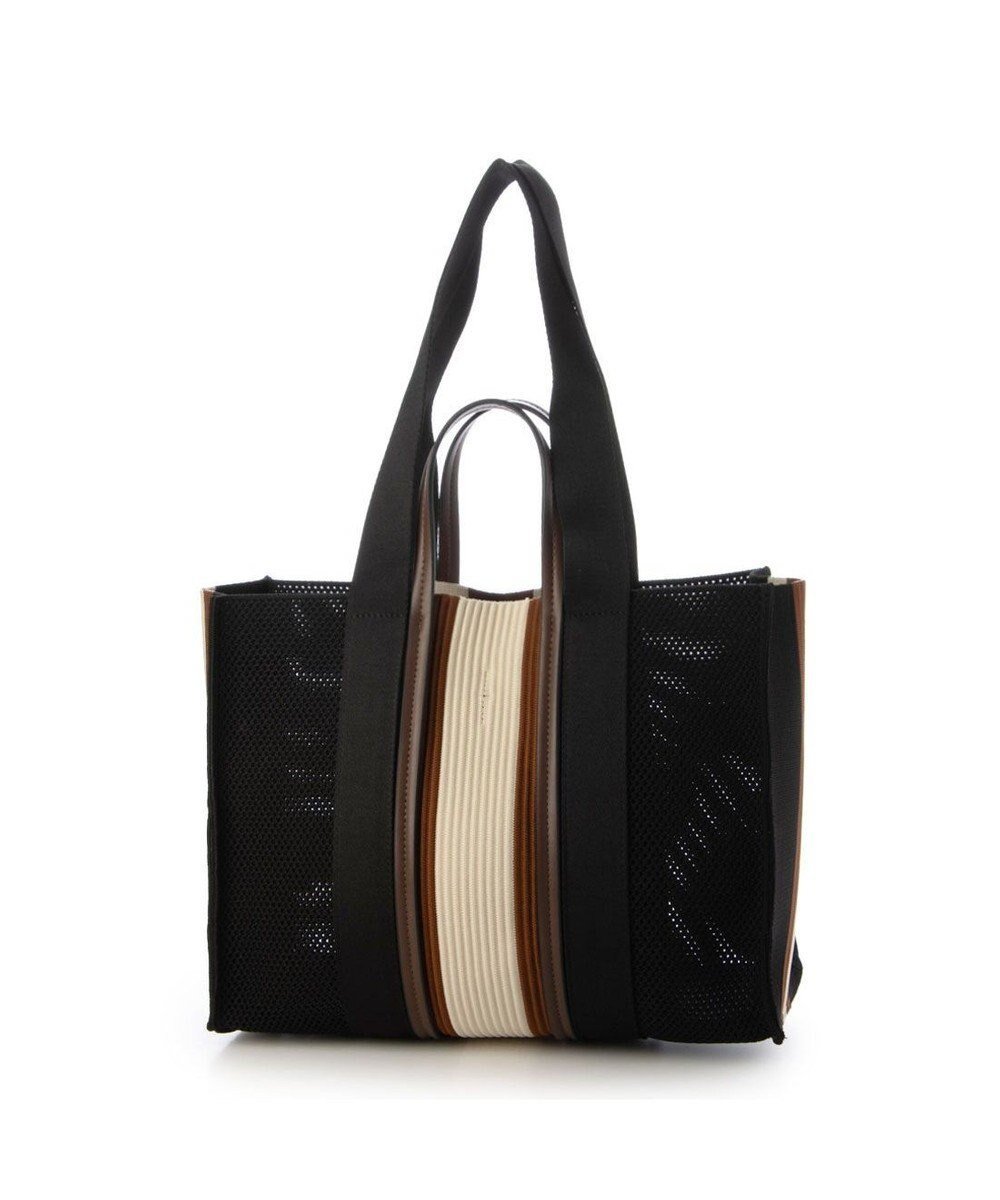 【アンビリオン/UNBILLION】のカシュカシュ cachecache / マルチカラーストライプ2wayスクエアトート インテリア・キッズ・メンズ・レディースファッション・服の通販 founy(ファニー) 　ファッション　Fashion　レディースファッション　Fashion for Women　バッグ　Bags　カラフル　Colorful Design　シンプル　Simple, Minimal　ストライプ　Stripe, Striped Pattern　スポーティ　Sporty, Casual Athletic　雑誌　Magazine, Fashion Magazine　トレンド　Trend, Trending Now　ハンド　Hand, Handmade　ミックス　Mix, Mixed Style　メッシュ　Mesh, Net Fabric　モチーフ　Motif, Design Theme　再入荷　Restock / Back in Stock　ビジネス 仕事 通勤　Business / Work / Commuting　ディー|ID: prp329100004829163 ipo3291000000035147379