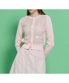【トッカ/TOCCA】のCRYSTAL LABYRINTH カーディガン 人気、トレンドファッション・服の通販 founy(ファニー) ファッション Fashion レディースファッション Fashion for Women トップス・カットソー Cut & Sew Tops カーディガン・羽織り Layered Style Cardigans アンサンブル Ensemble Set カーディガン Cardigan, Knitwear ケミカル Chemical, Chemical Wash シフォン Chiffon, Lightweight Fabric シンプル Simple, Minimal ドレス Dress, One-Piece レース Lace, Lace Fabric エレガント 上品 Elegant 夏 Summer S/S・春夏 SS, Spring/Summer, Warm Season A/W・秋冬 Autumn/Winter thumbnail ピンク系|ID: prp329100004829166 ipo3291000000035147387