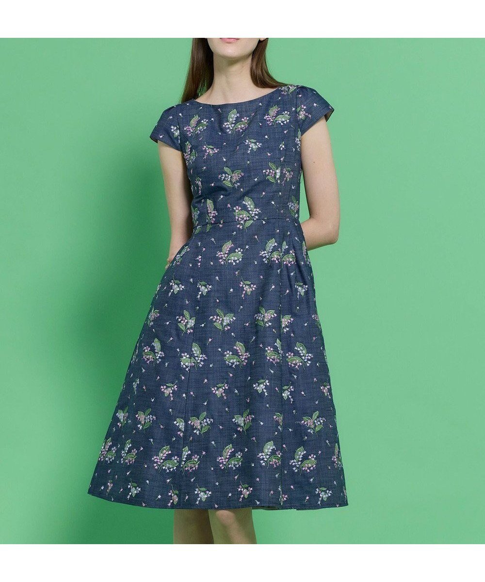 【トッカ/TOCCA】のOUR LADY S TEARS ドレス インテリア・キッズ・メンズ・レディースファッション・服の通販 founy(ファニー) 　ファッション　Fashion　レディースファッション　Fashion for Women　ワンピース　Dresses　フォーマル・パーティードレス・結婚式用ドレス　Elegant & Casual Dresses　カッティング　Cutting Detail　カーディガン　Cardigan, Knitwear　ジャケット　Jacket, Outerwear　スリーブ　Sleeve, Long Sleeve / Short Sleeve　デニム　Denim, Jeans Material　ドレス　Dress, One-Piece　フェミニン　Feminine, Girly　フレンチ　French, French Style　A/W・秋冬　Autumn/Winter　S/S・春夏　SS, Spring/Summer, Warm Season　夏　Summer　エレガント 上品　Elegant　ネイビー系7|ID: prp329100004829169 ipo3291000000035147396