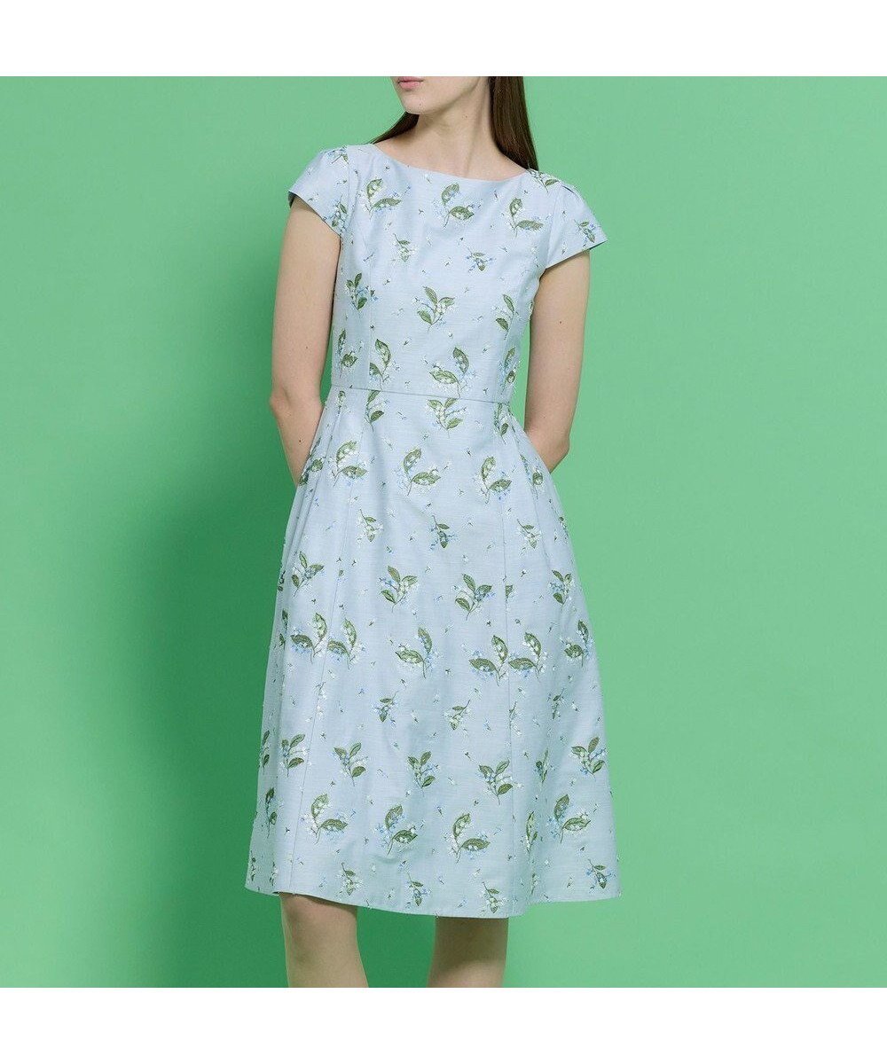 【トッカ/TOCCA】のOUR LADY S TEARS ドレス インテリア・キッズ・メンズ・レディースファッション・服の通販 founy(ファニー) 　ファッション　Fashion　レディースファッション　Fashion for Women　ワンピース　Dresses　フォーマル・パーティードレス・結婚式用ドレス　Elegant & Casual Dresses　カッティング　Cutting Detail　カーディガン　Cardigan, Knitwear　ジャケット　Jacket, Outerwear　スリーブ　Sleeve, Long Sleeve / Short Sleeve　デニム　Denim, Jeans Material　ドレス　Dress, One-Piece　フェミニン　Feminine, Girly　フレンチ　French, French Style　A/W・秋冬　Autumn/Winter　S/S・春夏　SS, Spring/Summer, Warm Season　夏　Summer　エレガント 上品　Elegant　ブルー系7|ID: prp329100004829169 ipo3291000000035147397